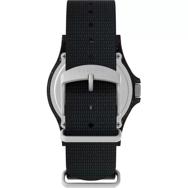 Timex Mens Reclaim Ocean 40mm WatchBlackBlack