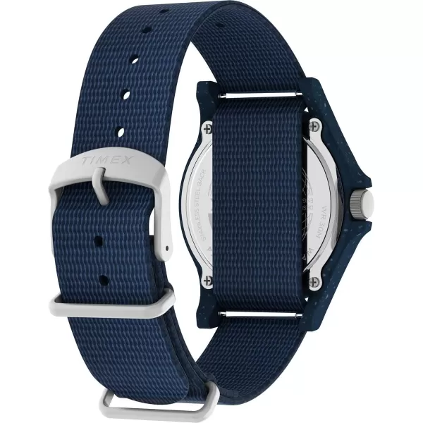 Timex Mens Reclaim Ocean 40mm WatchBlueBlack