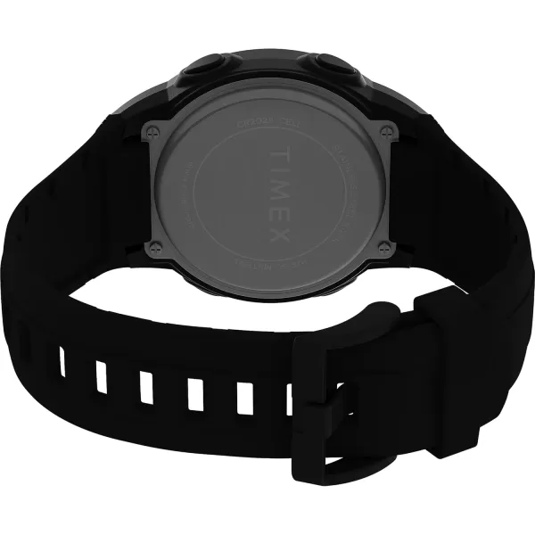 Timex Unisex T100 40mm WatchBlackDigitalBlack