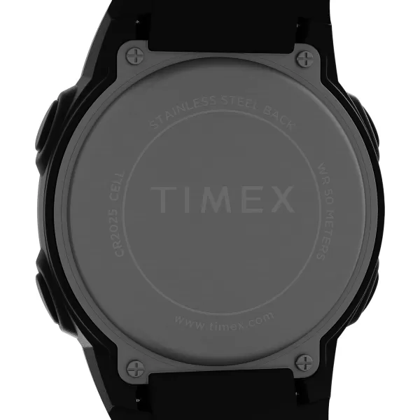 Timex Unisex T100 40mm WatchBlackDigitalBlack