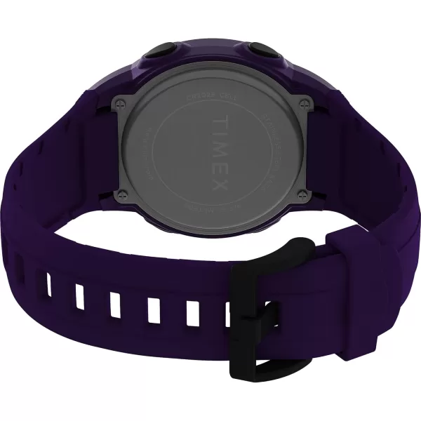 Timex Unisex T100 40mm WatchPurpleDigitalPurple