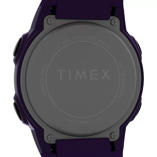 Timex Unisex T100 40mm WatchPurpleDigitalPurple
