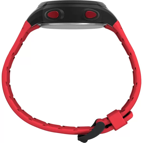 Timex Unisex T100 40mm WatchRedDigitalBlack