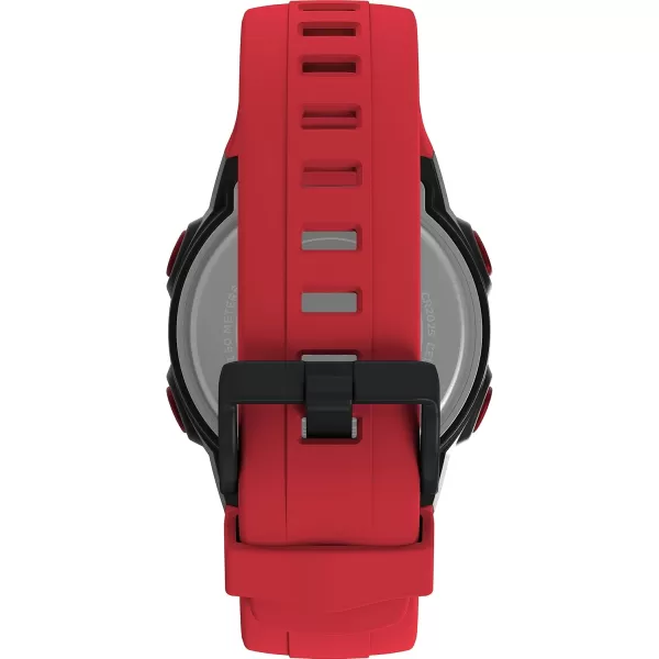 Timex Unisex T100 40mm WatchRedDigitalBlack