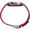 imageTimex x Peanuts Womens Weekender Holiday 38mm Watch  Red Strap White Dial SilverTone Case