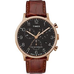 imageTimex Dress Watch Model TW2R71600 Brown CrocoRose GoldBlack