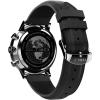 imageTimex Mens Waterbury Classic Chrono 40mm Stainless Steel Quartz Dress Watch with Leather StrapBlackBlackStainless SteelChrono