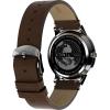 imageTimex Mens Waterbury Classic Chrono 40mm Stainless Steel Quartz Dress Watch with Leather StrapBrownStainless SteelBlack