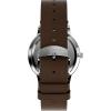imageTimex Mens Waterbury Classic Chrono 40mm Stainless Steel Quartz Dress Watch with Leather StrapBrownStainless SteelBlack