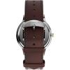 imageTimex Mens Waterbury Classic Chrono 40mm Stainless Steel Quartz Dress Watch with Leather StrapBrownStainless SteelBlue