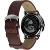 imageTimex Mens Waterbury Classic Chrono 40mm Stainless Steel Quartz Dress Watch with Leather StrapBrownStainless SteelBlue