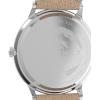 imageTimex Mens Waterbury Classic Chrono 40mm Stainless Steel Quartz Dress Watch with Leather StrapWhiteGray