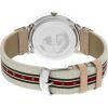 imageTimex Mens Waterbury Classic Chrono 40mm Stainless Steel Quartz Dress Watch with Leather StrapWhiteGray