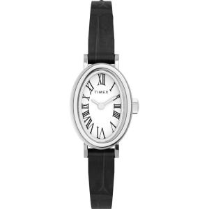 imageTimex Womens Cavatina Watch  TPearl Dial GoldTone CaseBlackSilverToneWhite