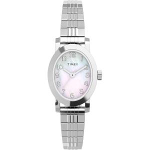 imageTimex Womens Cavatina Watch  TPearl Dial GoldTone CaseSilverToneSilverToneMother of Pearl