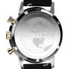imageTimex Mens Marlin 40mm WatchBlackTwoToneChampagne