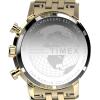 imageTimex Mens Marlin 40mm WatchGoldToneGoldToneBlack