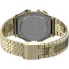 imageTimex T80 34mm Watch with Stainless Steel BraceletGoldToneDigital GrayGoldTone