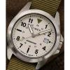 imageTimex Unisex Expedition Field 36mm Watch  Green Strap Dial SilverTone CaseGreenSilverToneNatural