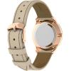 imageTimex Womens Dress 32mm Watch White Dial Rose GoldTone CaseTanRose GoldToneWhite