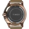 imageTimex Womens Dress 32mm Watch White Dial Rose GoldTone CaseTanRose GoldToneWhite