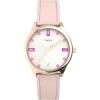 imageTimex Womens Dress 32mm Watch White Dial Rose GoldTone CasePinkWhiteRose GoldTone