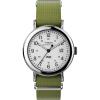 imageTimex X Peanuts Unisex Weekender 36mm WatchGreenSilverToneWhite