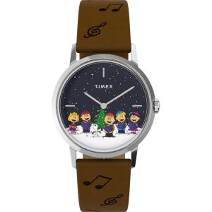 imageTimex Mens Marlin 40mm WatchBrownStainless SteelBlue