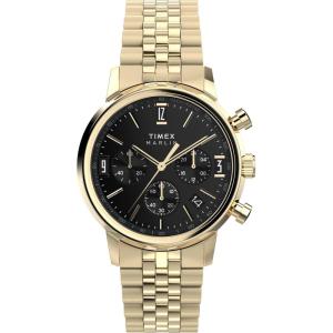 imageTimex Mens Marlin 40mm WatchGoldToneGoldToneBlack