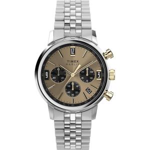 imageTimex Mens Marlin 40mm WatchStainless SteelTwoToneChampagne