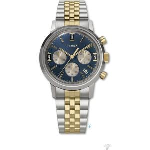 imageTimex Mens Marlin 40mm WatchTwoToneTwoToneBlue