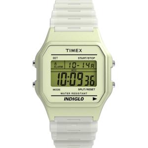 imageTimex T80 34mm Watch with Stainless Steel BraceletYellowYellowDigital