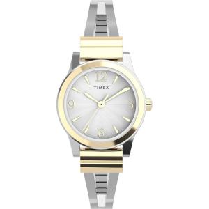 imageTimex Womens Fashion Stretch Bangles 25mm WatchTwoToneSilverToneTwoTone