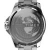 imageTimex Mens Essex 46mm Watch  Black Link Bracelet Black Dial SilverTone CaseBlackSilverToneBlack