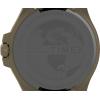 imageTimex Mens Harborside Coast 43mm Watch with SilverTone Case ampamp Stainless Steel BraceletBlackBlackGoldTone