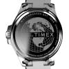 imageTimex Mens Harborside Coast 43mm Watch with SilverTone Case ampamp Stainless Steel BraceletStainless SteelTealSilverTone