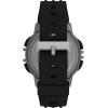 imageTimex Mens Ironman Triathlon Flix 100 Lap 42mm WatchBlackBlackDigital
