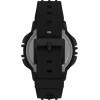 imageTimex Mens Ironman Triathlon Flix 100 Lap 42mm WatchBlackBlackDigital Neg Display