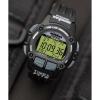 imageTimex Mens Ironman Triathlon Flix 100 Lap 42mm WatchBlackBlackDigital Neg Display