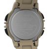 imageTimex Mens Ironman Triathlon Flix 100 Lap 42mm WatchGreenGreenDigital Neg Display