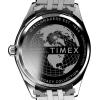 imageTimex Mens Legacy 41mm Watch  Stainless Steel Bracelet Dial Stainless Steel CaseSilverToneGray