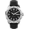 imageTimex Mens Essex 46mm Watch  Black Link Bracelet Black Dial SilverTone CaseBlackSilverToneBlue