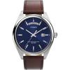 Brown/Stainless Steel/Blue