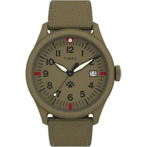 imageTimex Mens Expedition North Traprock 43mm Watch  Dial Black CaseTanTanTan