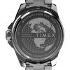 imageTimex Mens Essex Avenue DayDate 44mm Quartz WatchBlackSilverToneBlack