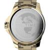 imageTimex Mens Essex Avenue DayDate 44mm Quartz WatchGoldToneBlueGoldTone