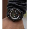 imageTimex Mens Ironman Triathlon Adrenaline Anadigi 46mm WatchBlackBlackDigital Neg Display