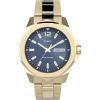 imageTimex Mens Essex Avenue DayDate 44mm Quartz WatchGoldToneBlueGoldTone