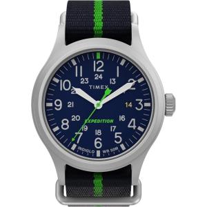 imageTimex Mens Expedition Sierra 40mm Quartz WatchBlueBlueSilverTone