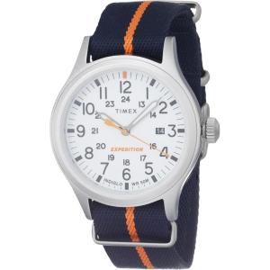 imageTimex Mens Expedition Sierra 40mm Quartz WatchBlueWhiteSilverTone